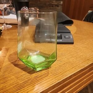 Over And Back Facet Stemless Wine Glass
